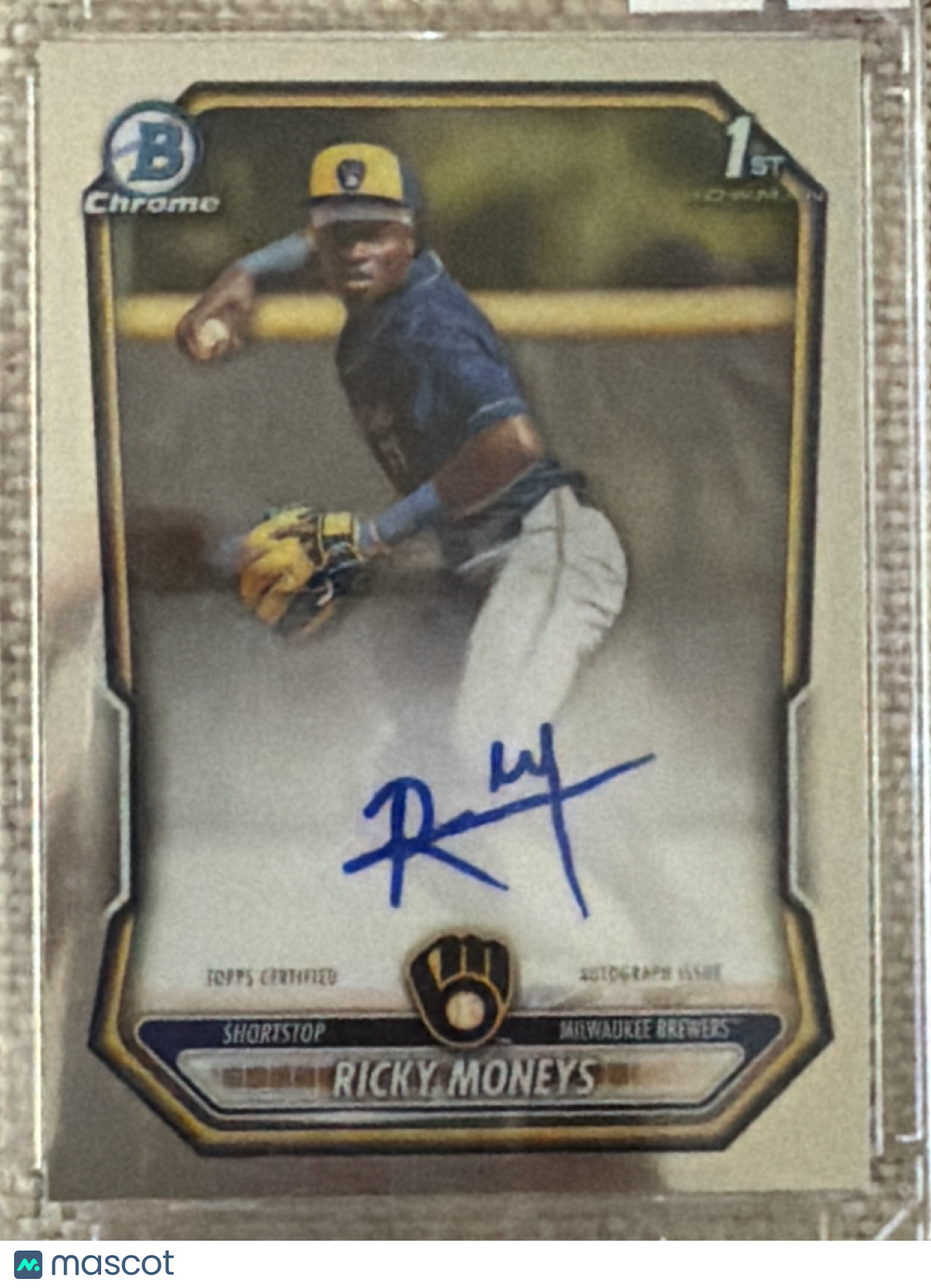 2026 Bowman Chrome Ricky Moneys #CPA-RM