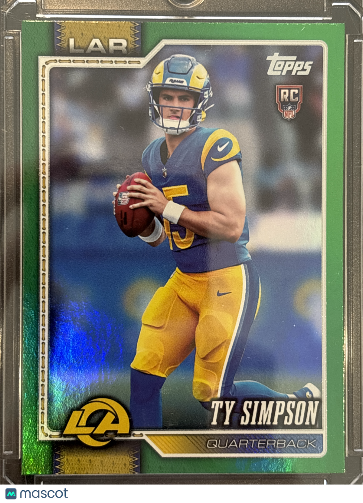 2026 Topps Ty Simpson #302 Green /99 RC