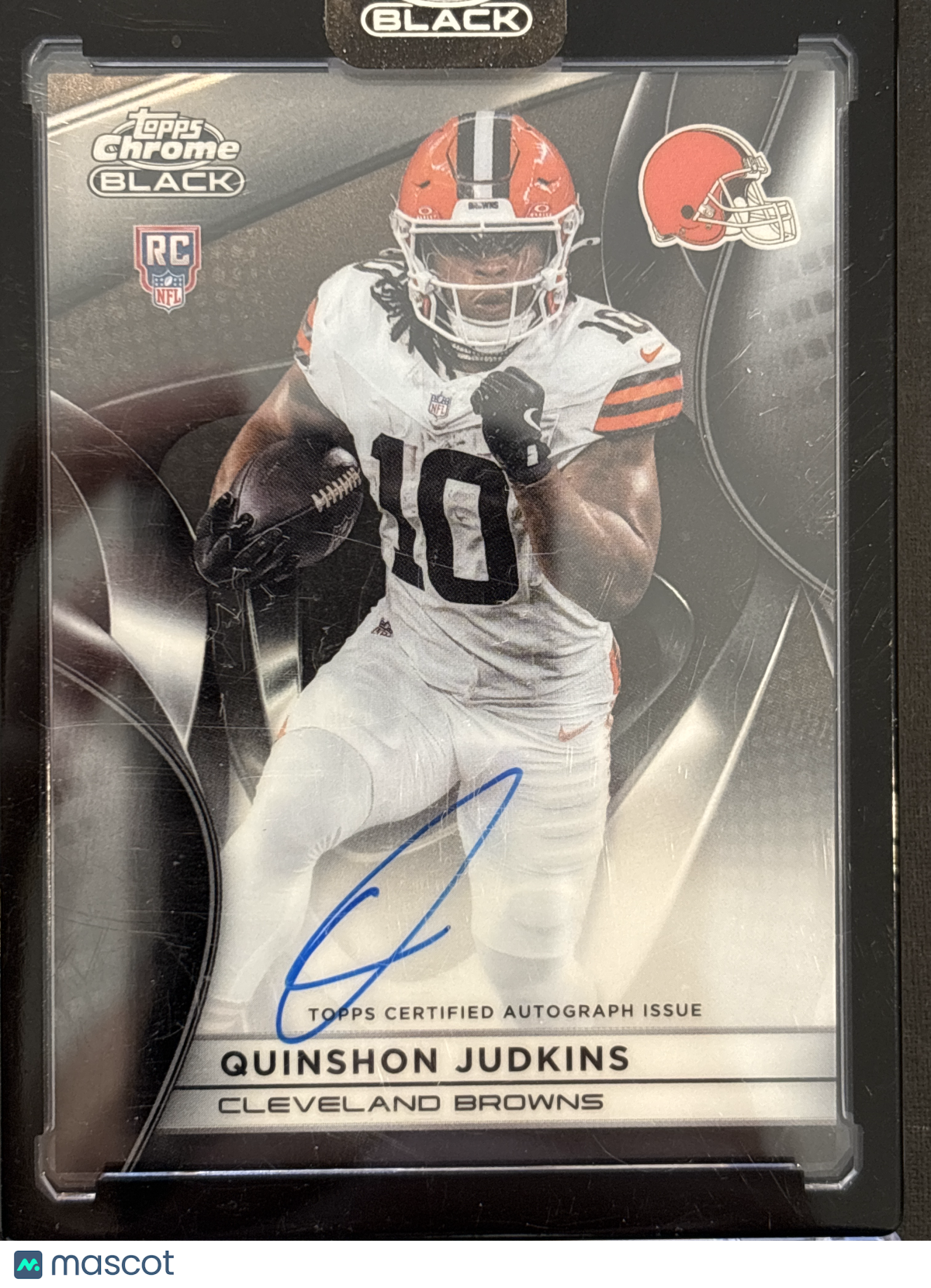 2025 Topps Chrome Black Football Quinshon Judkins #RAU-QJ RC
