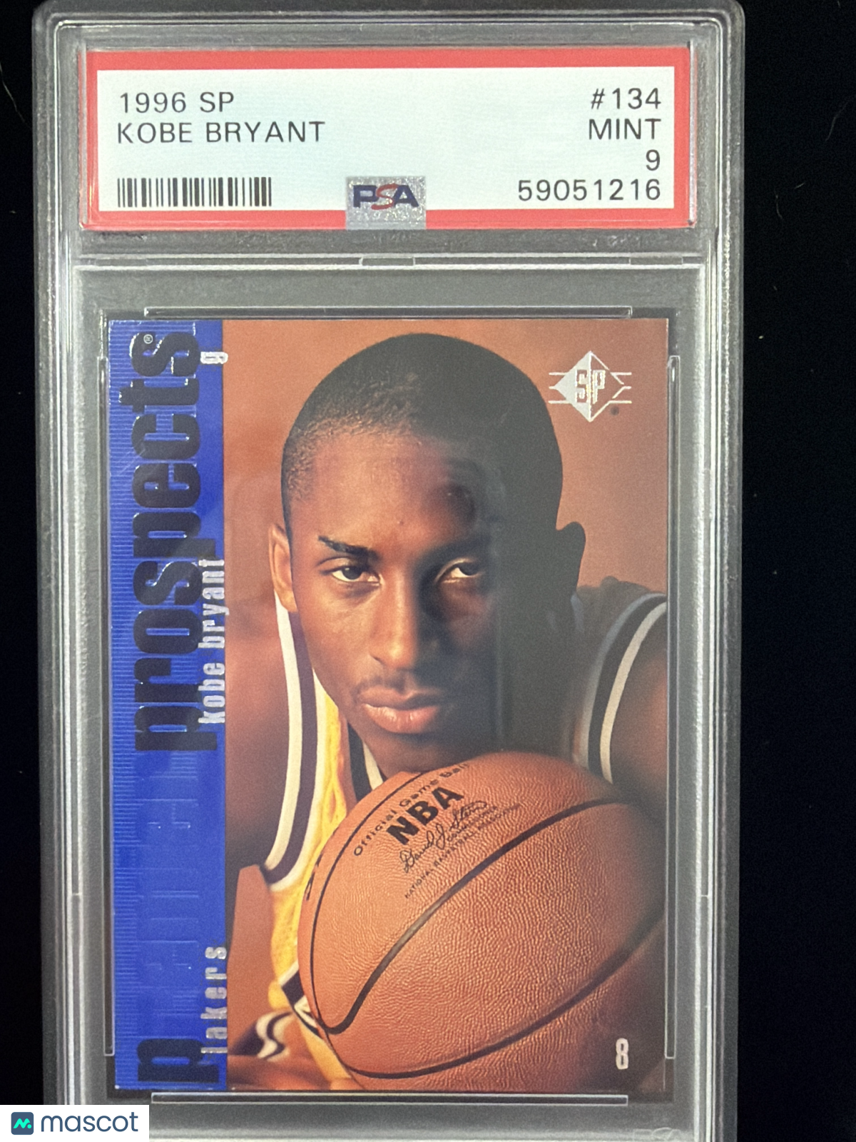 1996 SP Kobe Bryant #134 PSA 9