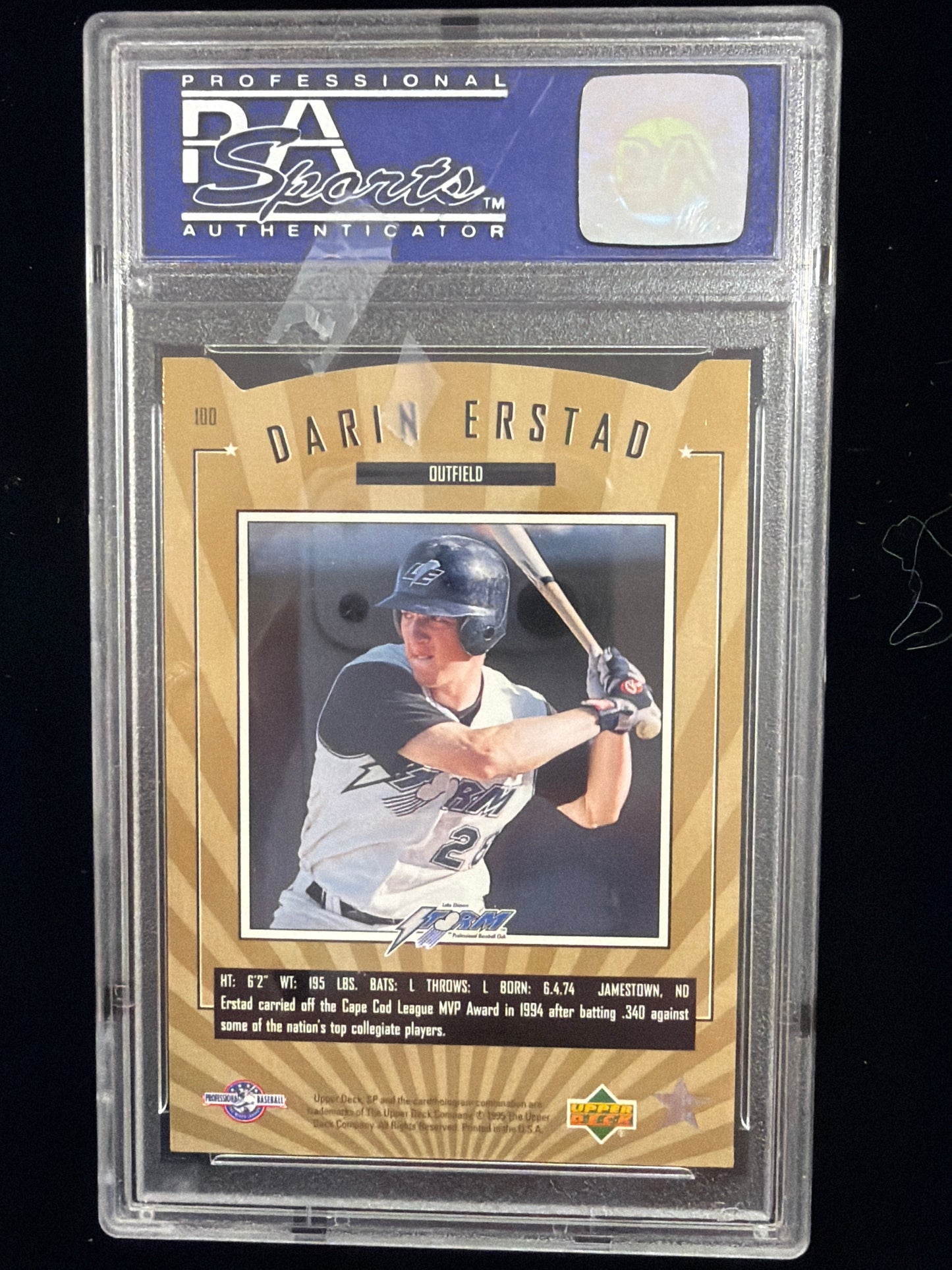 1995 SP Top Prospects Darin Erstad #100 PSA 9