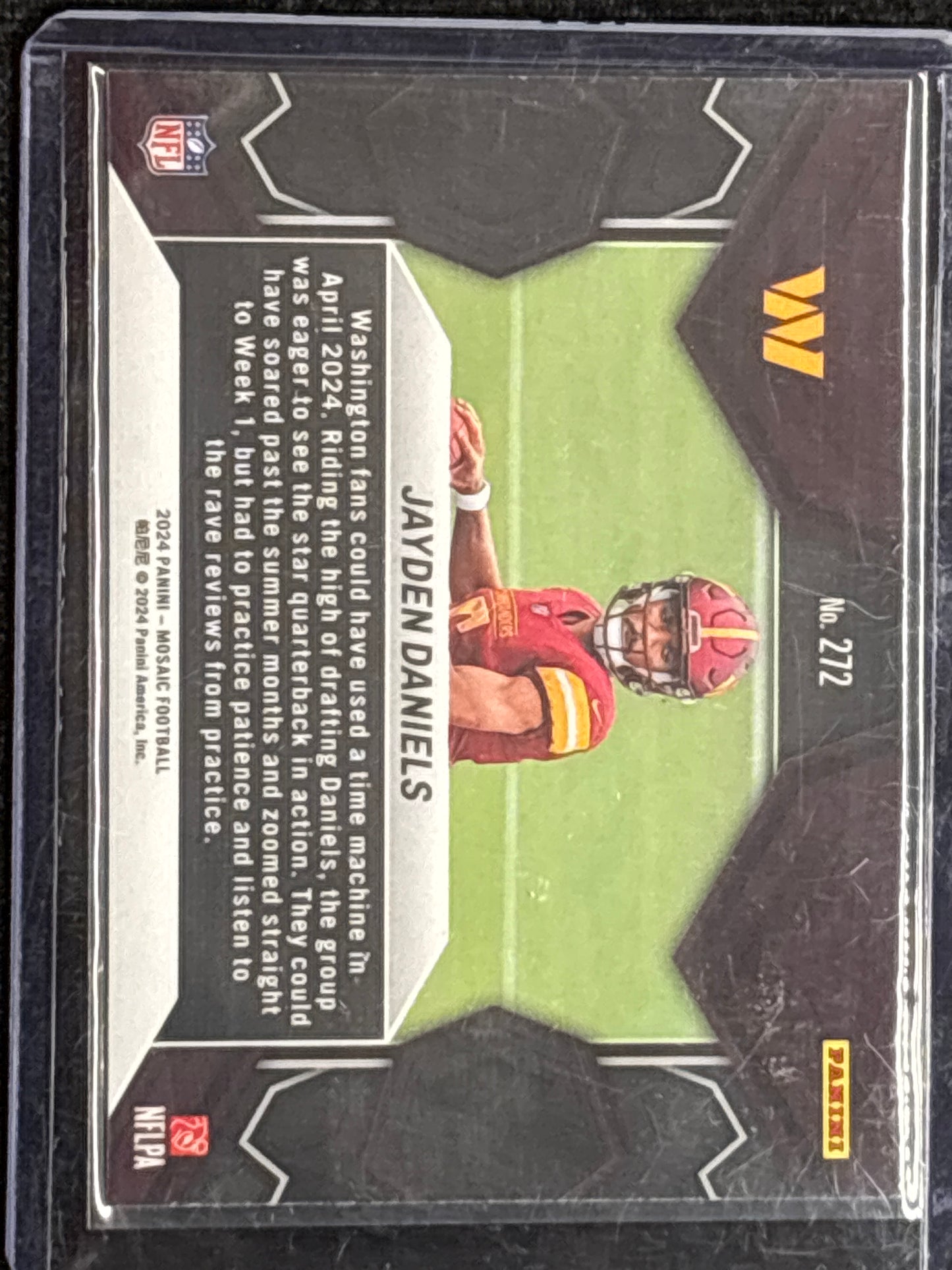2024 Panini Mosaic Jayden Daniels #272 Parallel/Variety RC