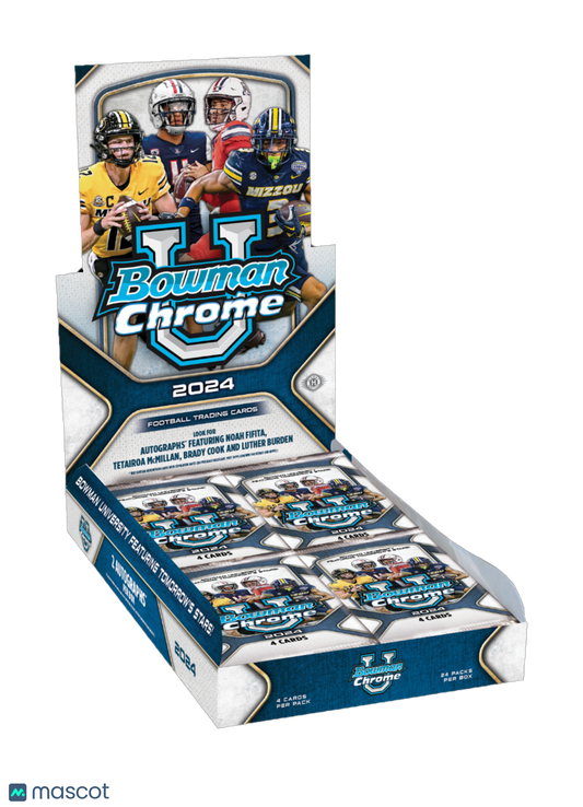 2024 Topps NFL Bowman Chrome University Hobby