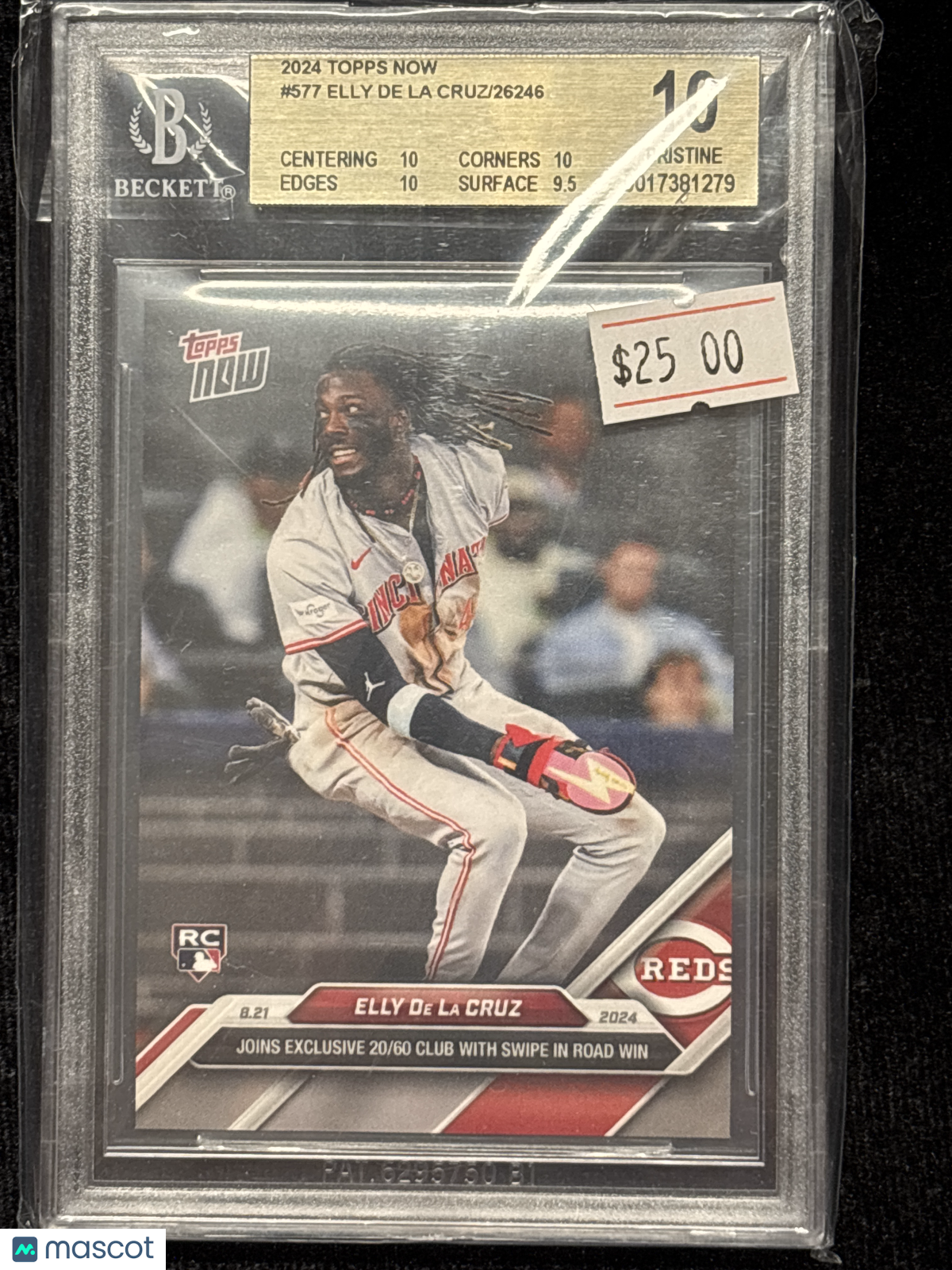 2024 Topps Now Elly De La Cruz #577 /26246 BGS 10