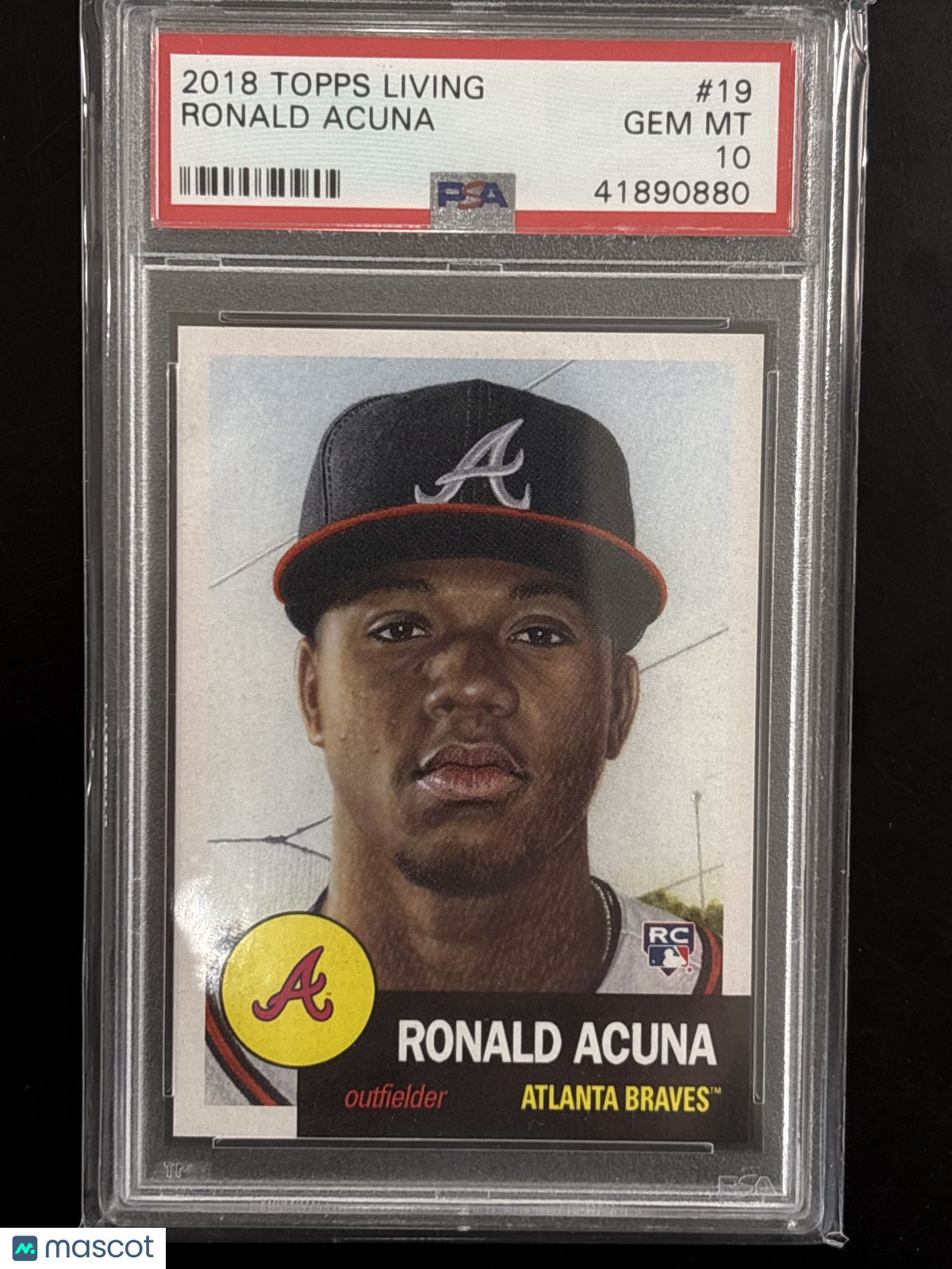 2018 Topps Living Ronald Acuna #19 PSA 10