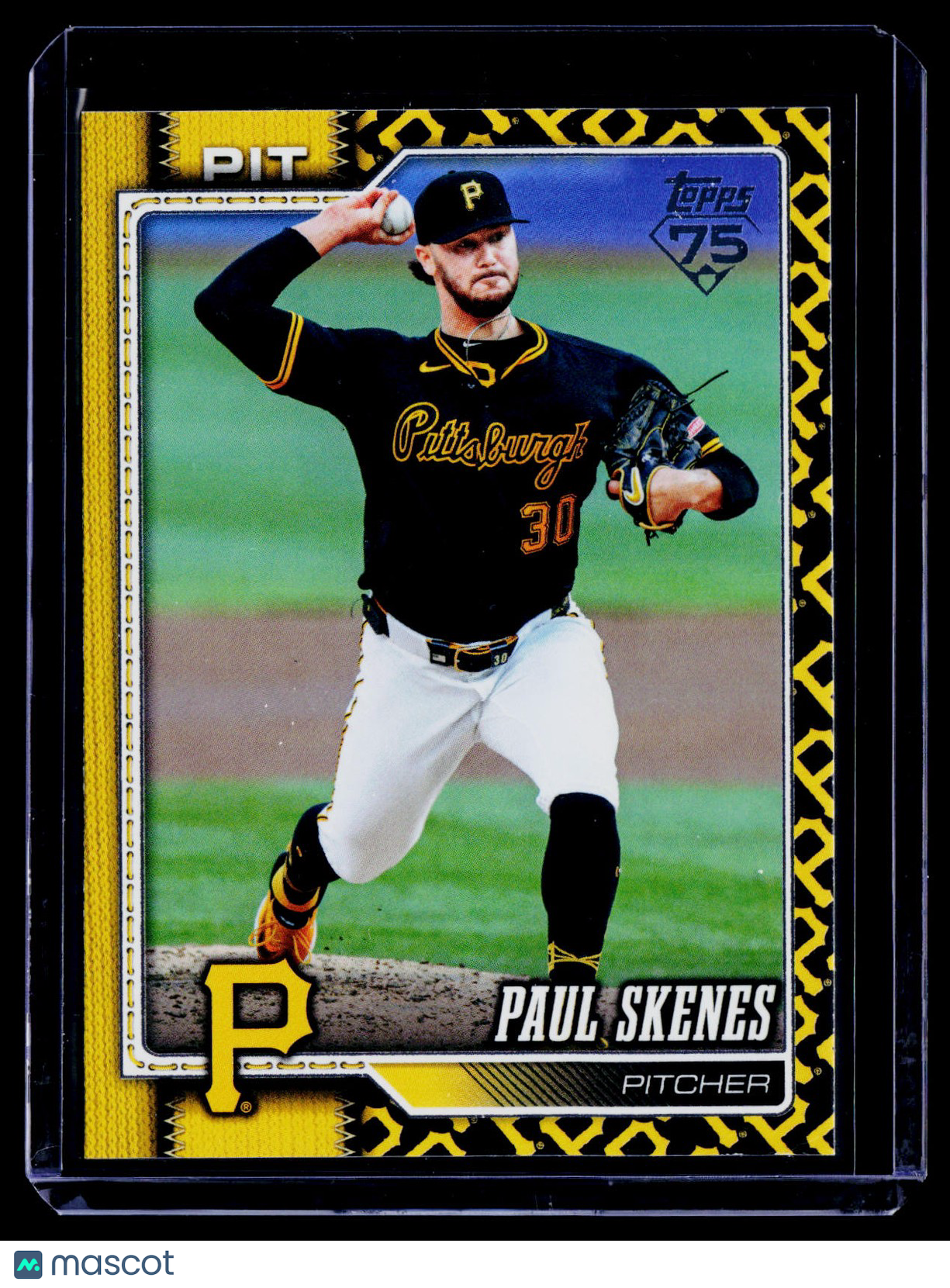 2026 Topps #100 Paul Skenes Team Color Border