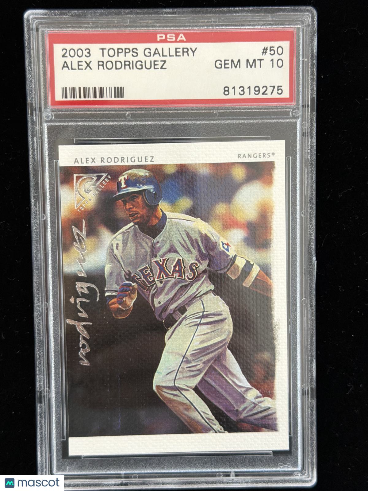 2003 Topps Gallery Alex Rodriguez #50 PSA 10