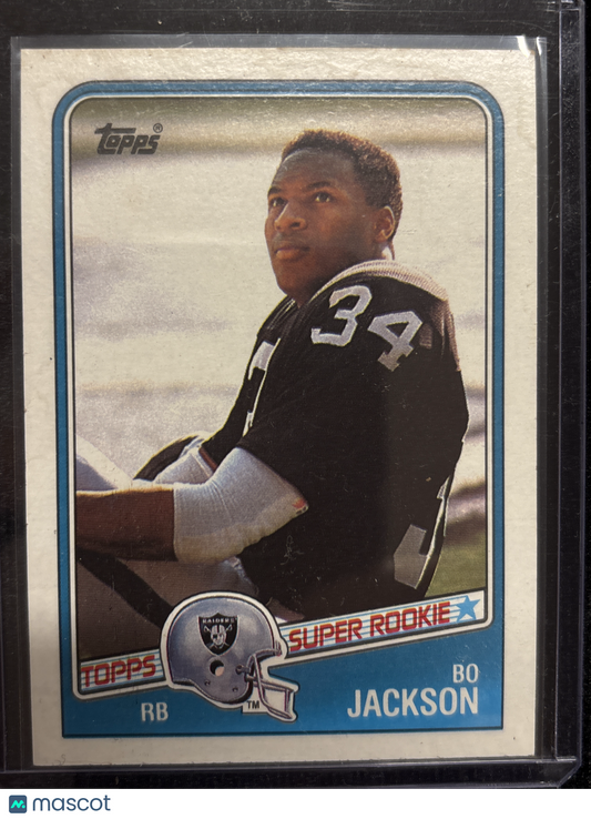 1988 Topps Super Rookie Bo Jackson #327 Rookie HOF
