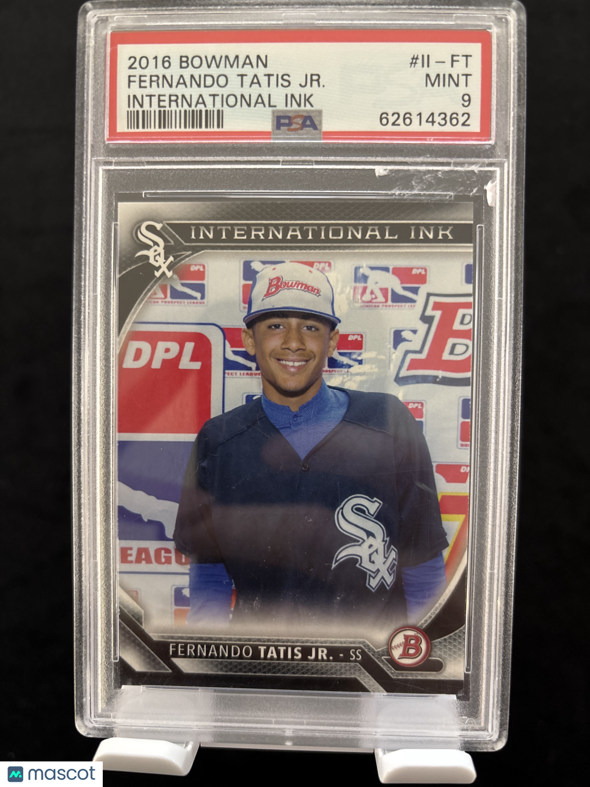 2016 Bowman International Ink Fernando Tatis JR. #II-FT PSA 9
