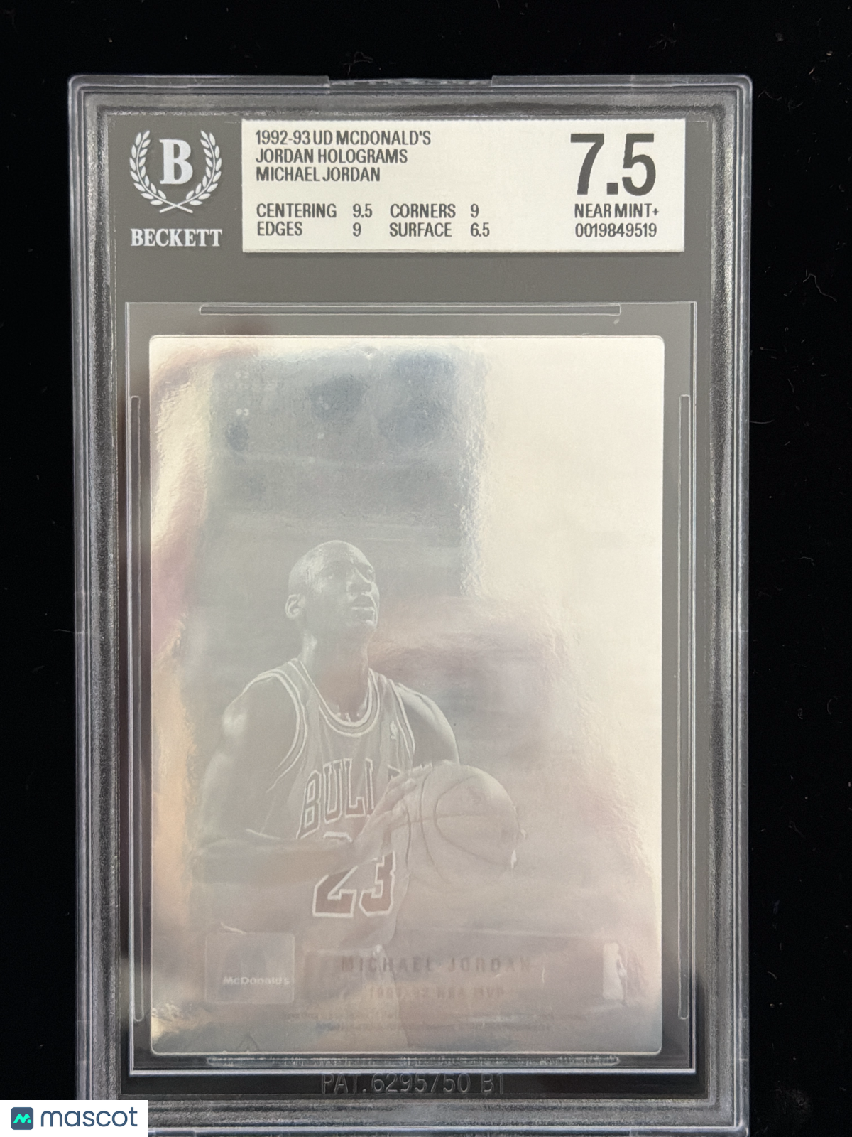 1992 Upper Deck McDonald's Michael Jordan Holo #NNO BGS 7.5