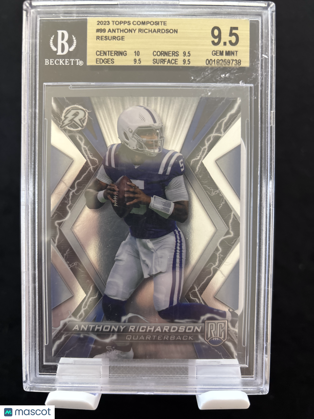 2023 Topps Composite Anthony Richardson RESURGE #99 BGS 9.5