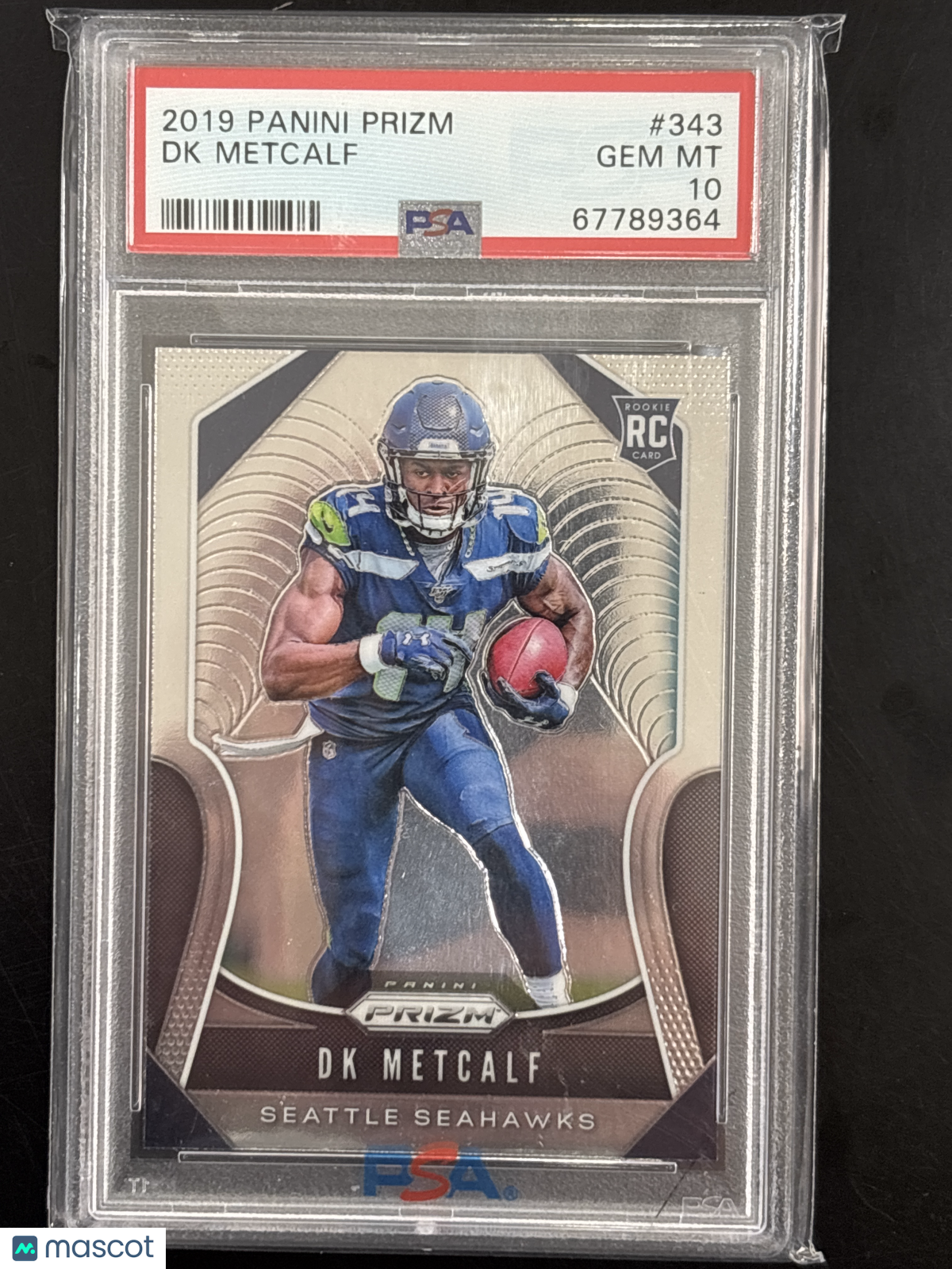 2019 Panini Prizm DK Metcalf #343 PSA 10