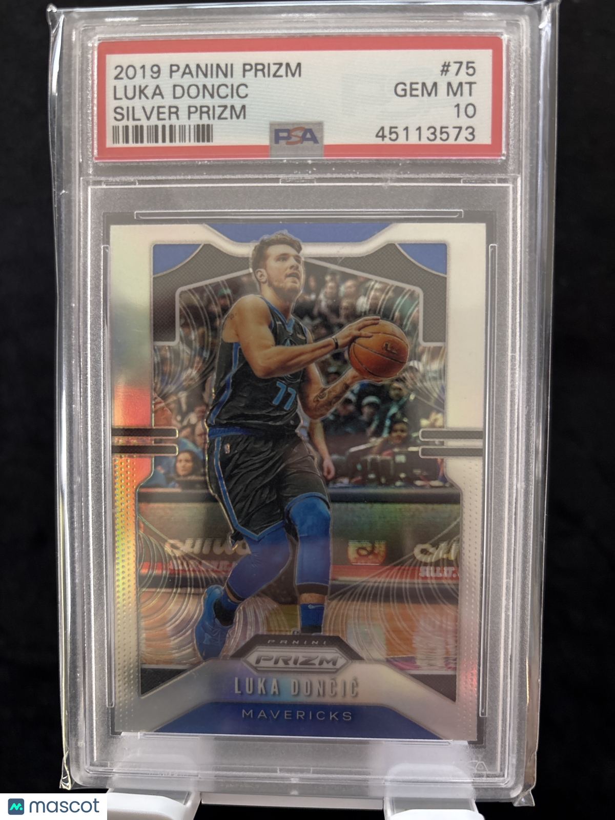 2019 Panini Prizm Luka Doncic #75 Silver PSA 10