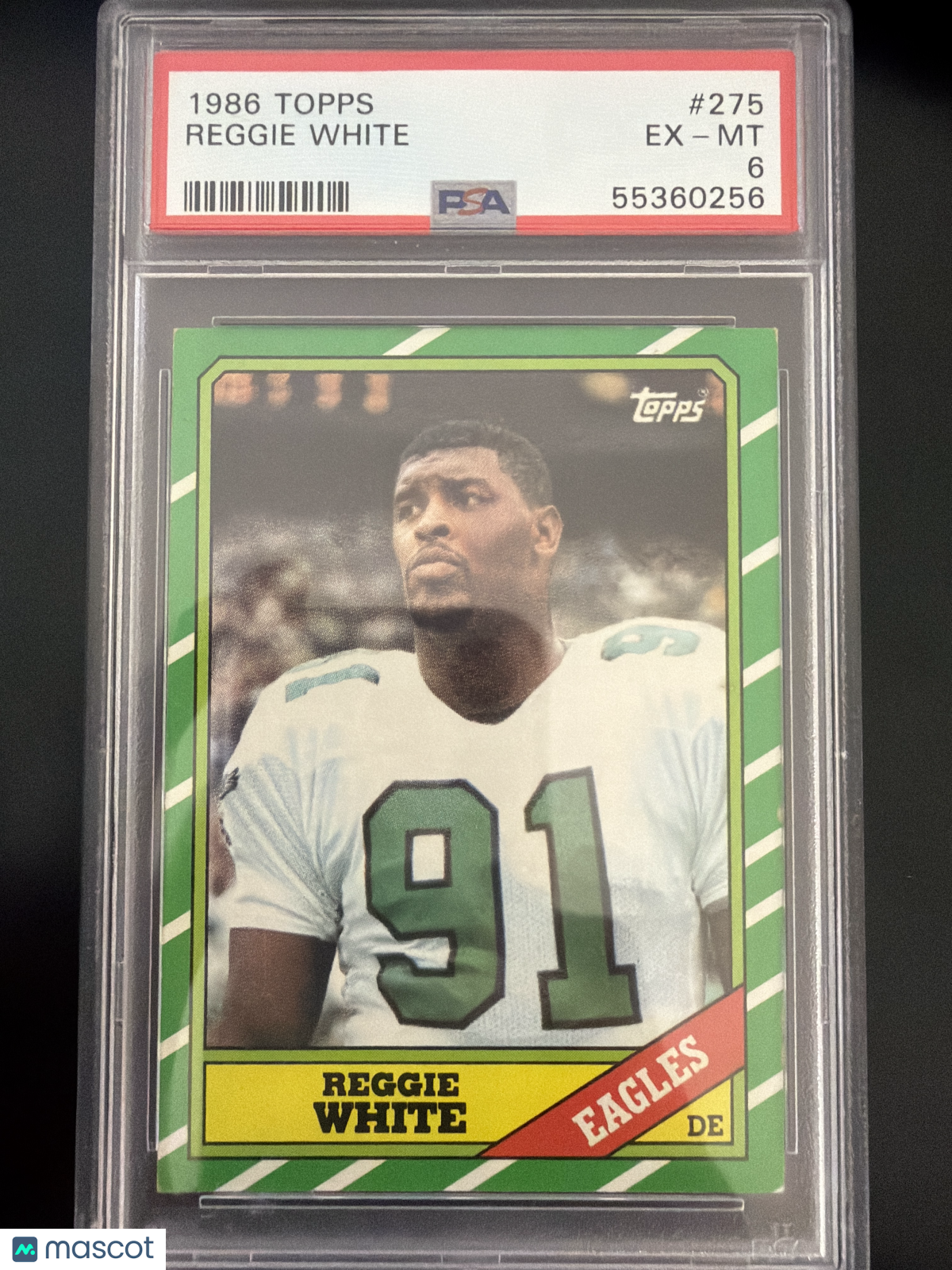 1986 Topps Reggie White #275 PSA 6