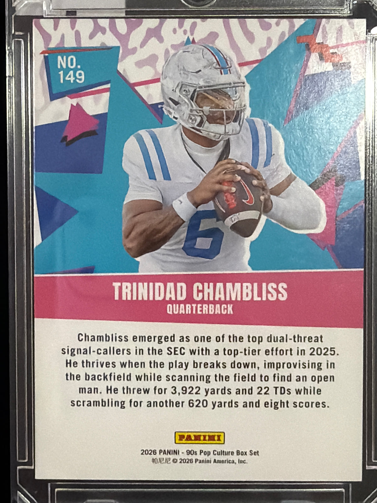 2023 Leaf Metal Rookies & Prospects Trinidad Chambliss Orange Mojo /99