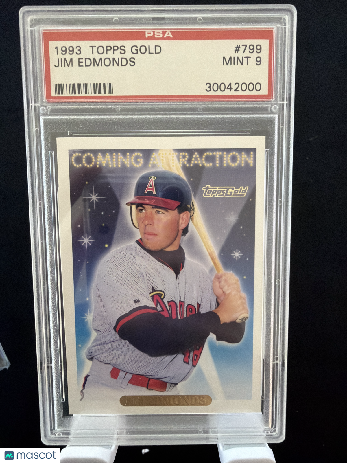 1993 Topps Gold Jim Edmonds #799 PSA 9