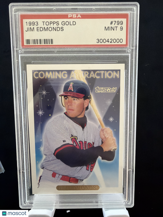 1993 Topps Gold Jim Edmonds #799 PSA 9