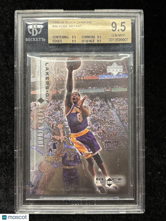 1998 Black Diamond Kobe Bryant #46 BGS 9.5