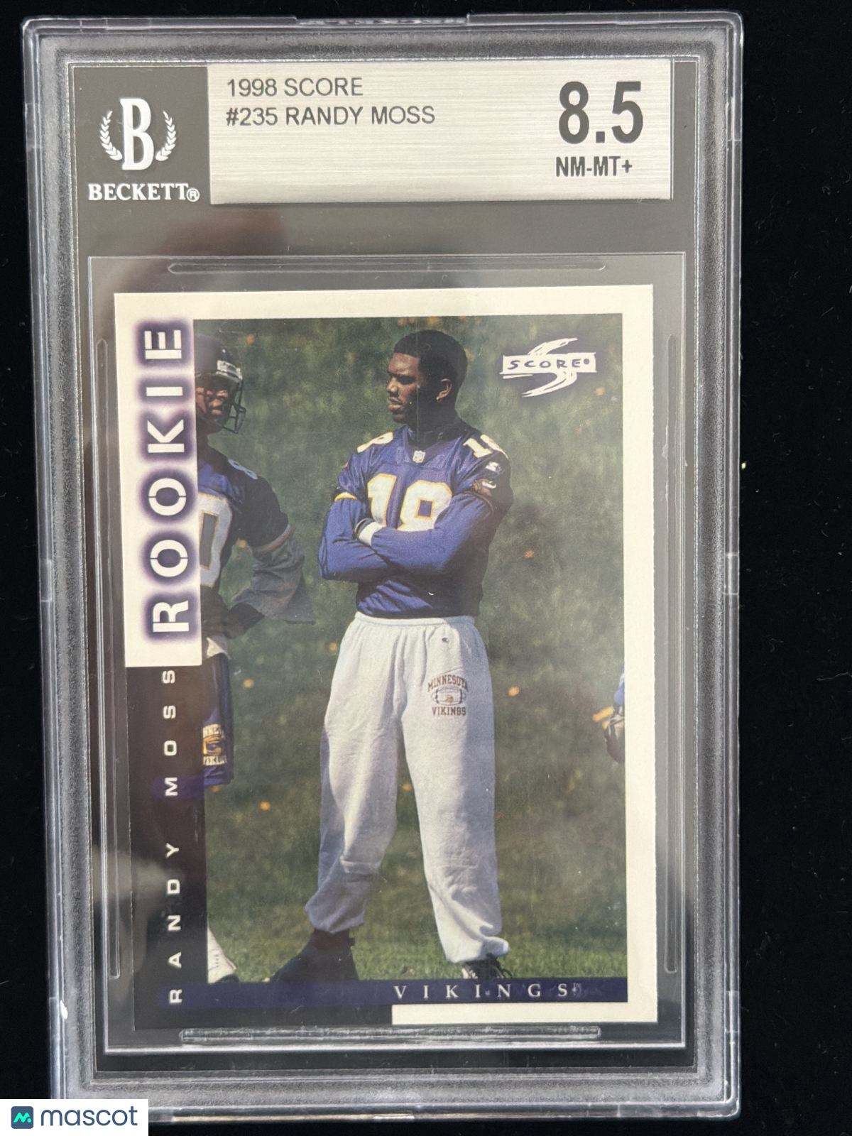 1998 Score Randy Moss #235 BGS 8.5