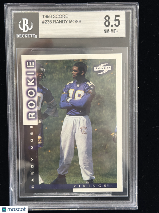 1998 Score Randy Moss #235 BGS 8.5