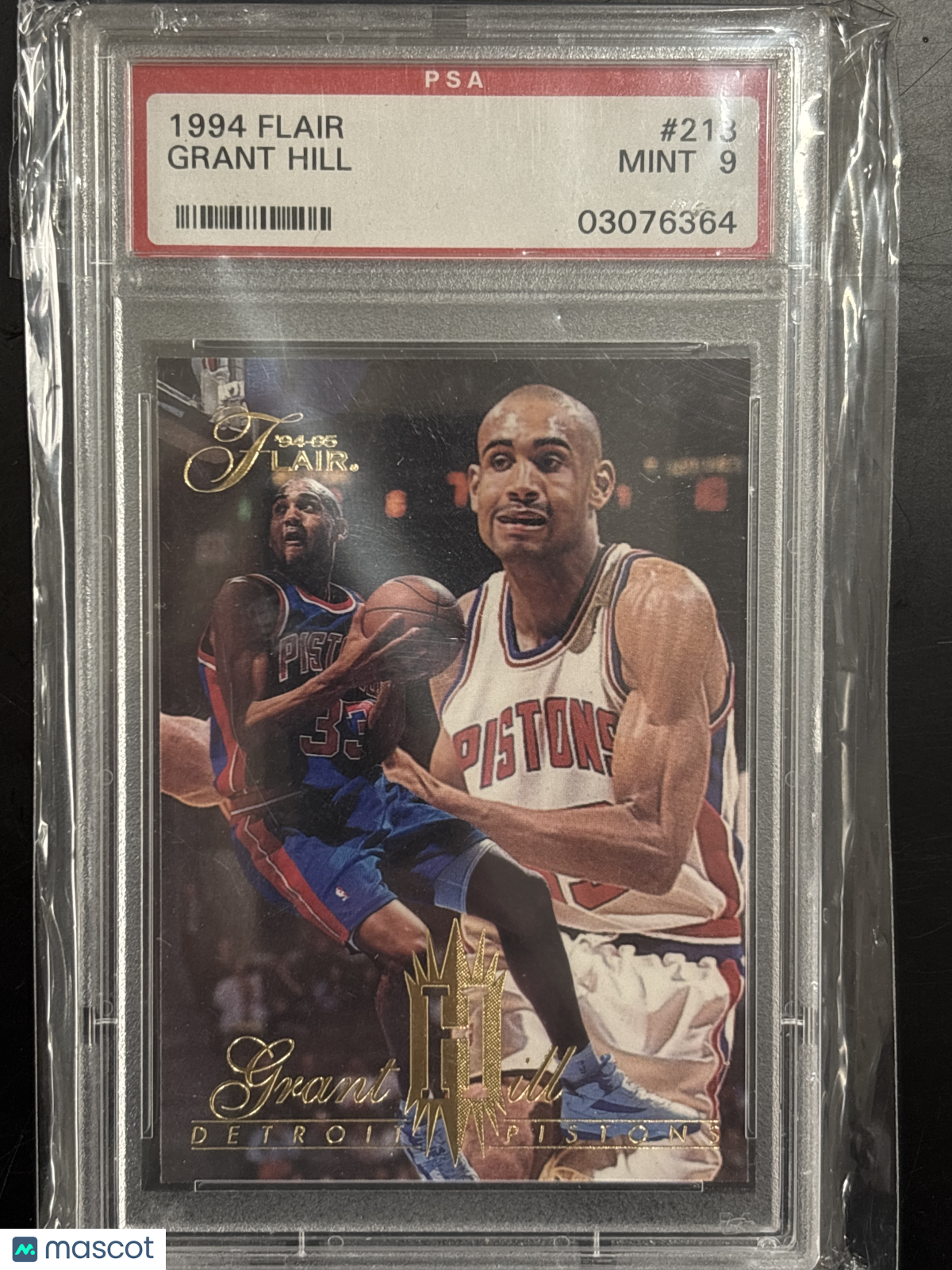 1994 Flair Grant Hill #213 PSA 9
