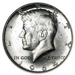 90% Silver 1964-P/D Kennedy Half Dollar