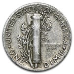 90% Silver Mercury Dime