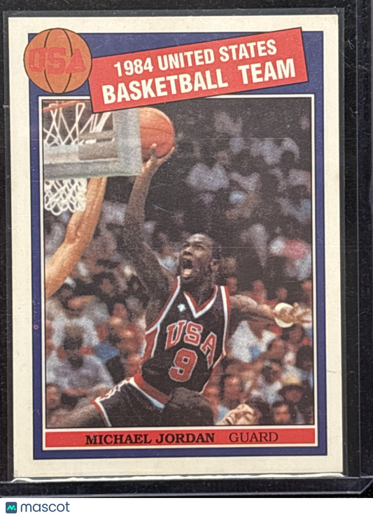 1984 USA Basketball Team Michael Jordan #9 HOF