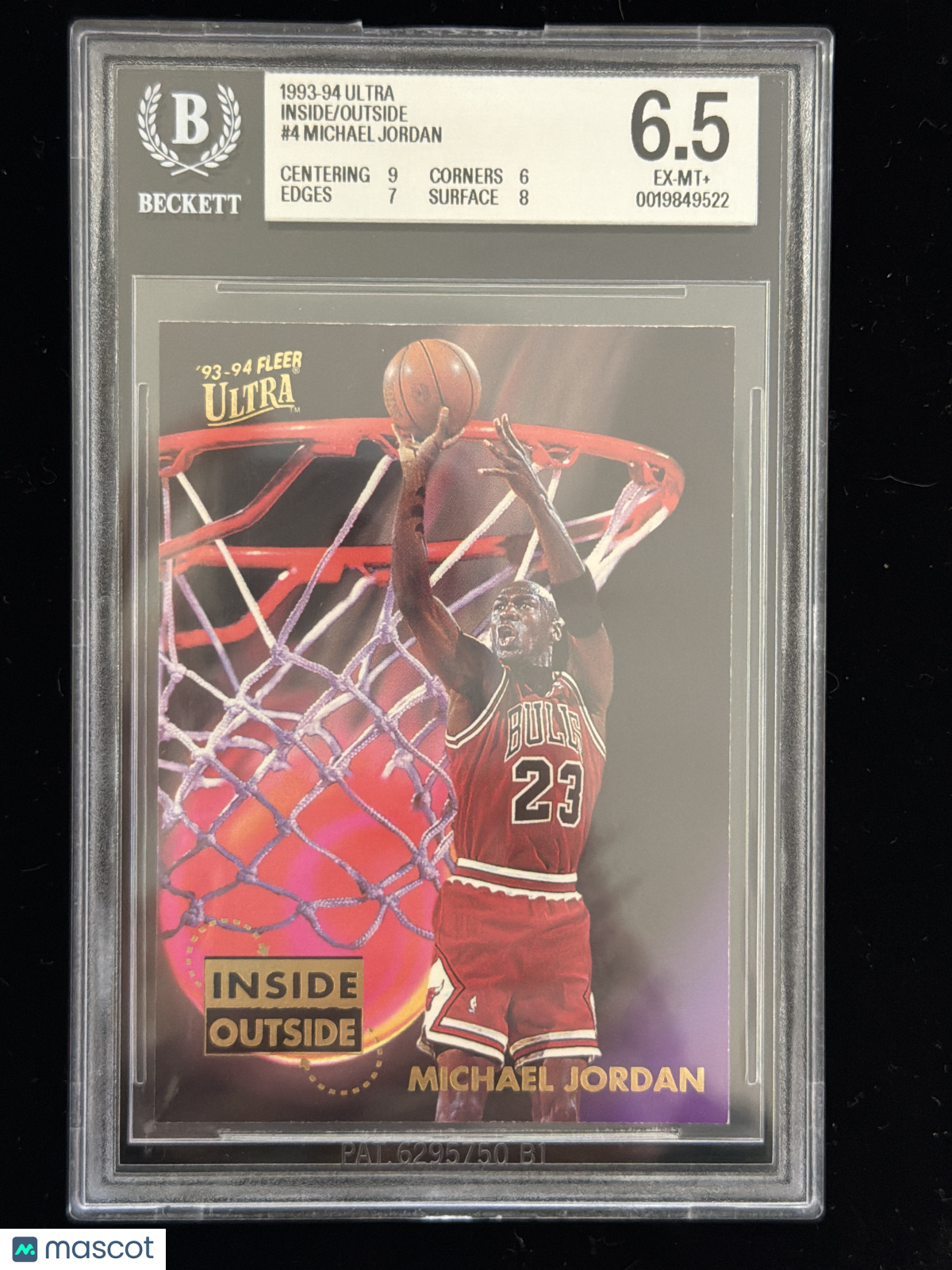 1993 Ultra Inside/Outside Michael Jordan #4 BGS 6.5