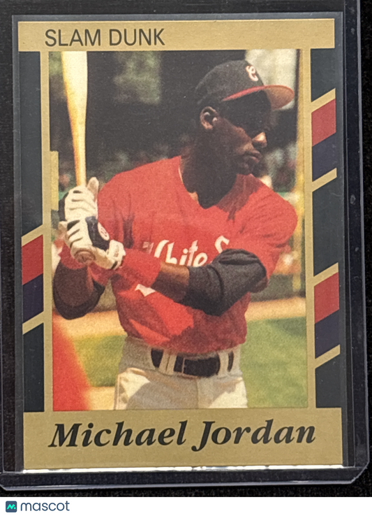 1991 Slam Dunk Cards Michael Jordan #4 HOF