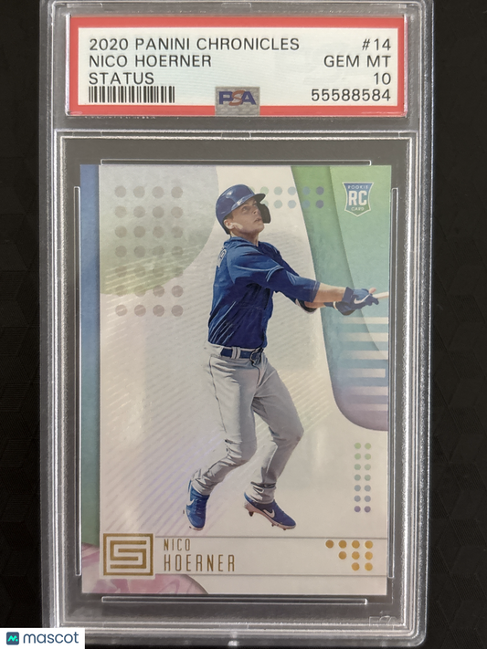 2020 Panini Chronicles Status Nico Hoerner #14 PSA 10
