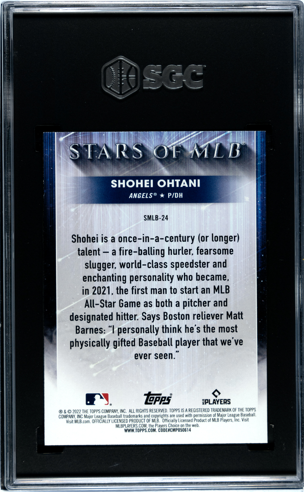 2022 Topps Shohei Ohtani #SMLB-24 Stars Of MLB SGC 10