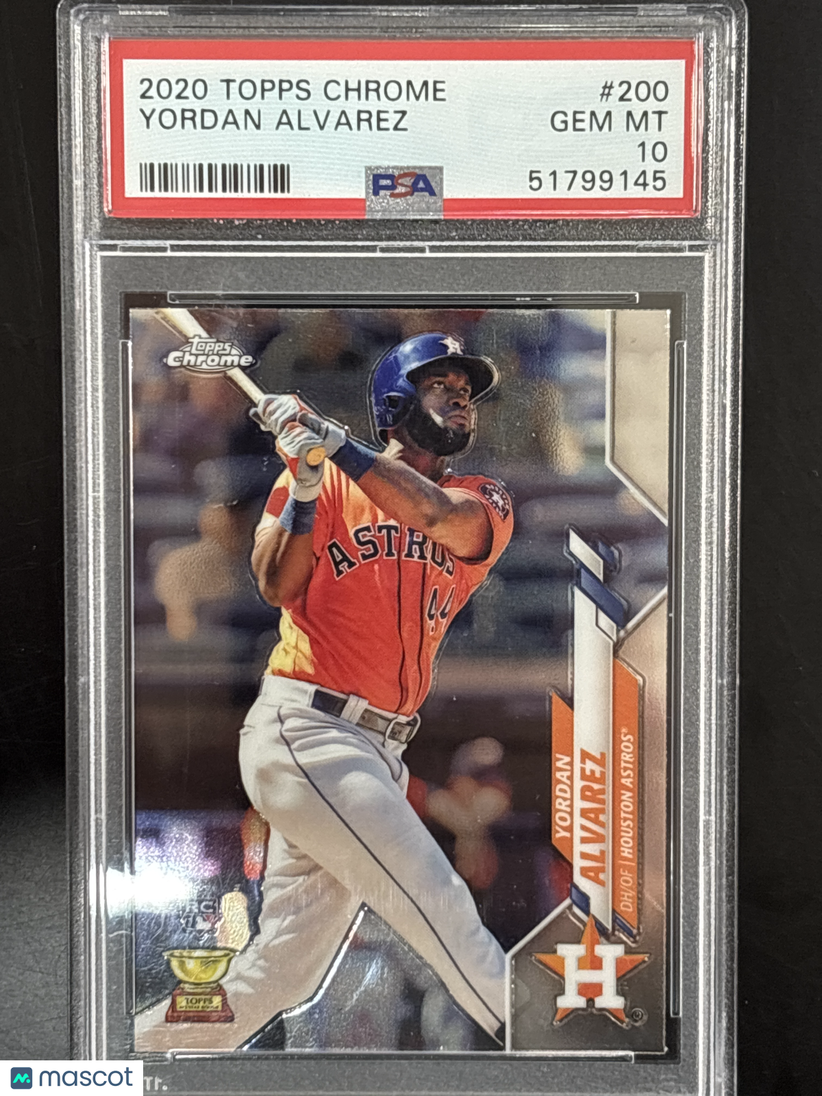 2020 Topps Chrome Yordan Alvarez #200 PSA 10