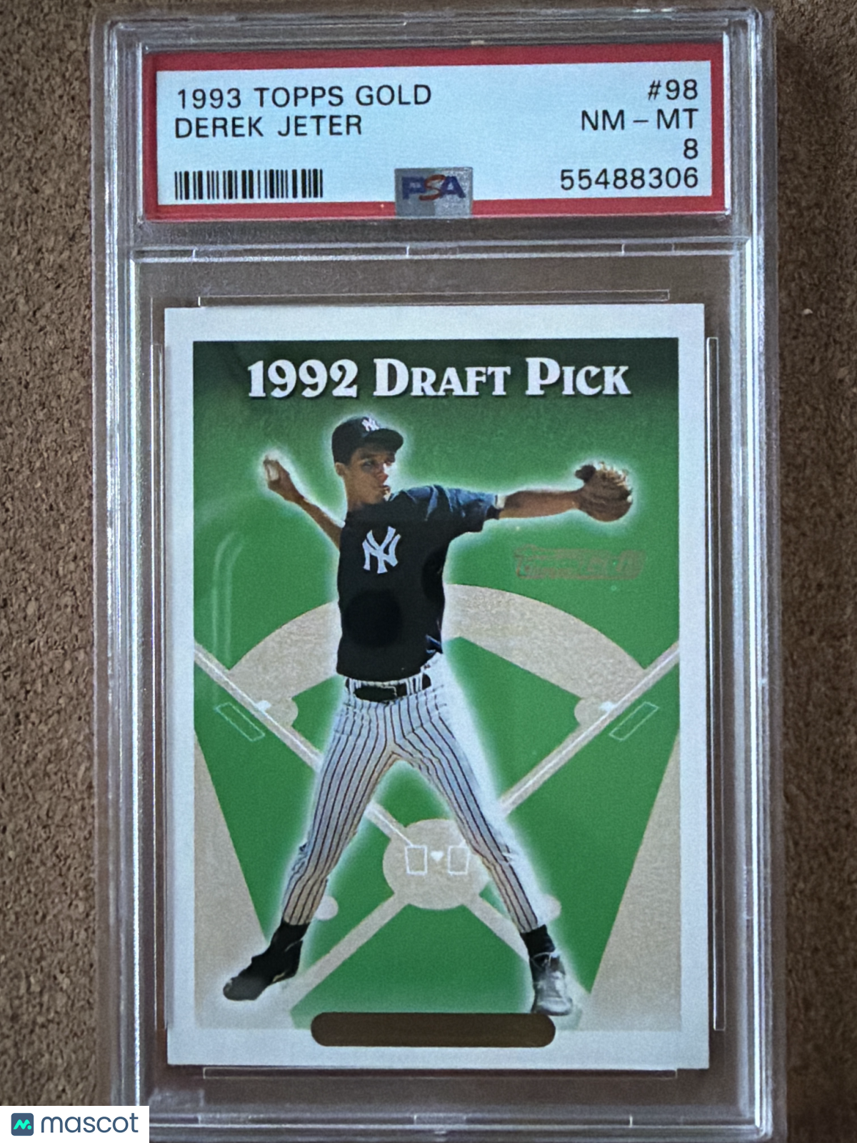 1993 Topps Gold Derek Jeter #98 PSA 8