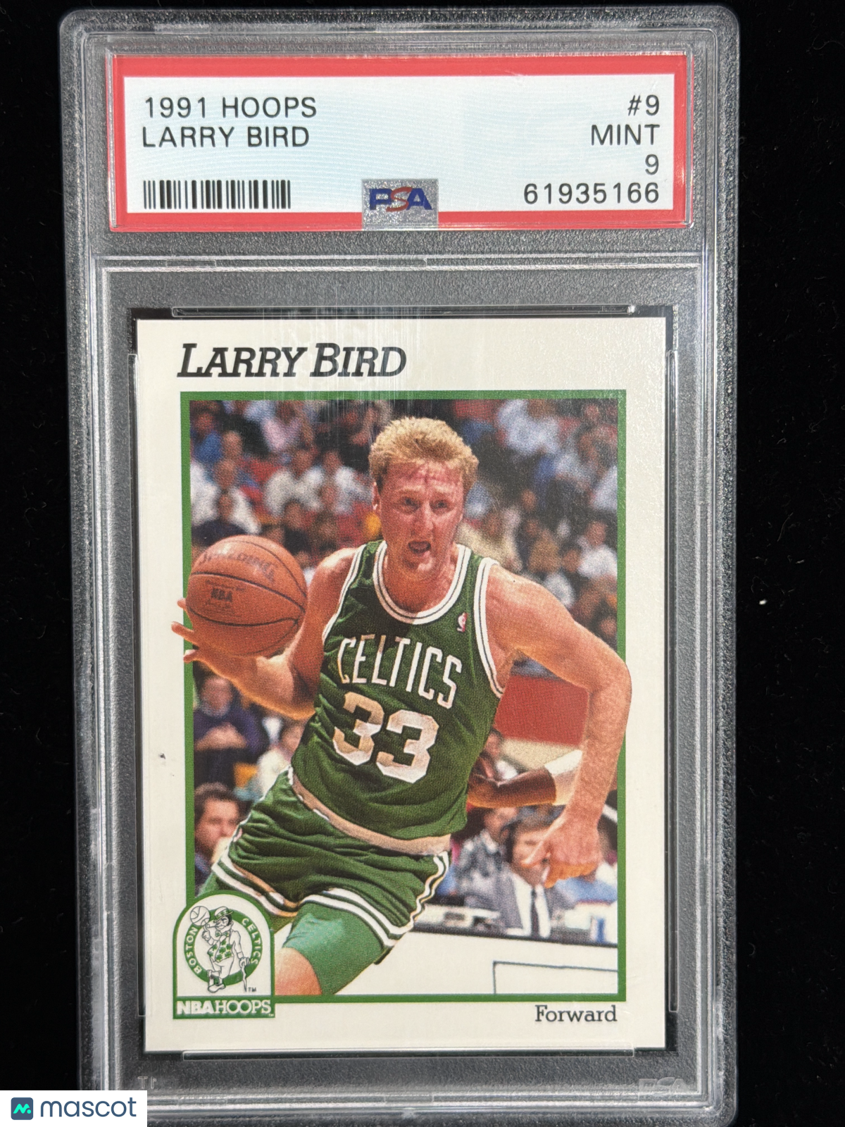 1991 Hoops Larry Bird #9 PSA 9