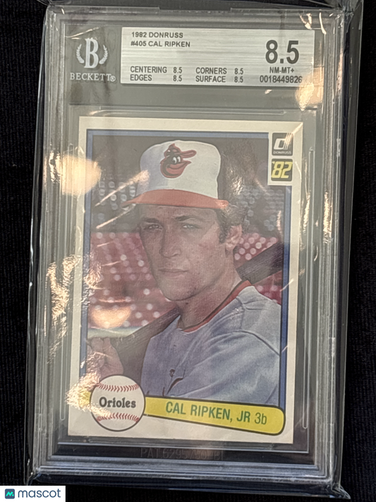 1982 Donruss Cal Ripken #405 Rookie BGS 8.5