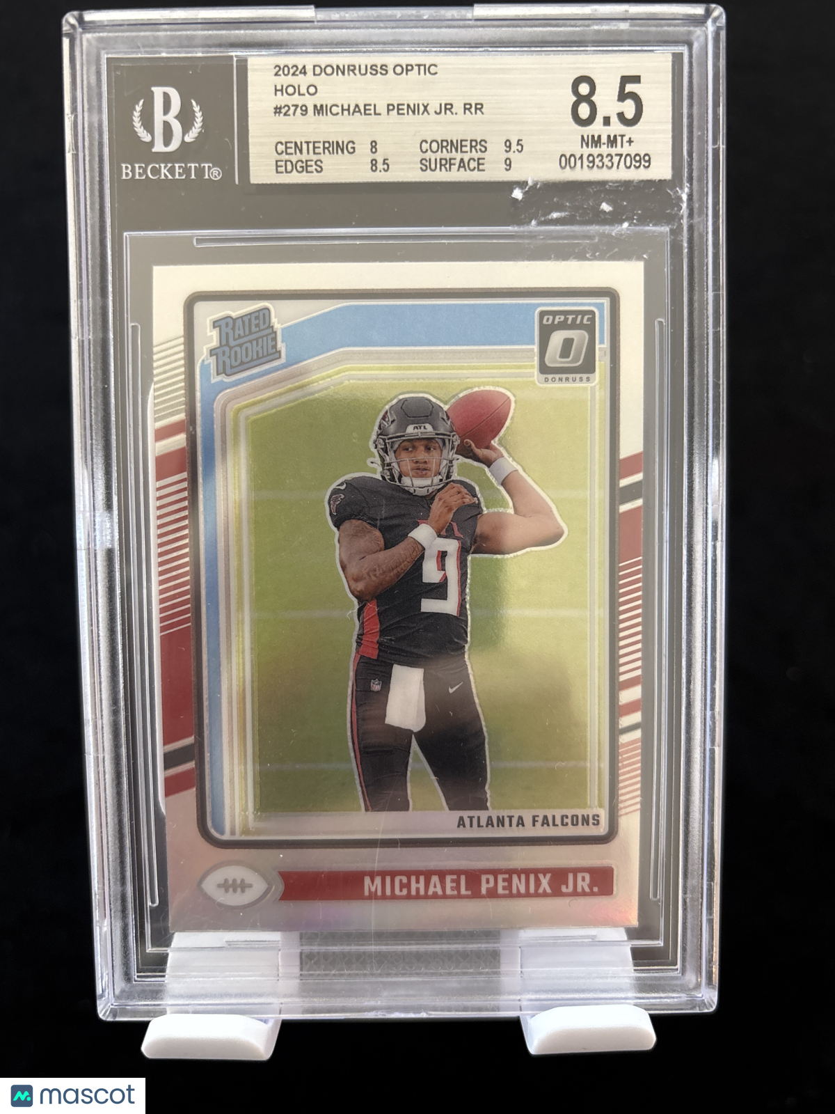 2024 Donruss Optic Holo Michael Penix Jr. RR #279 BGS 8.5