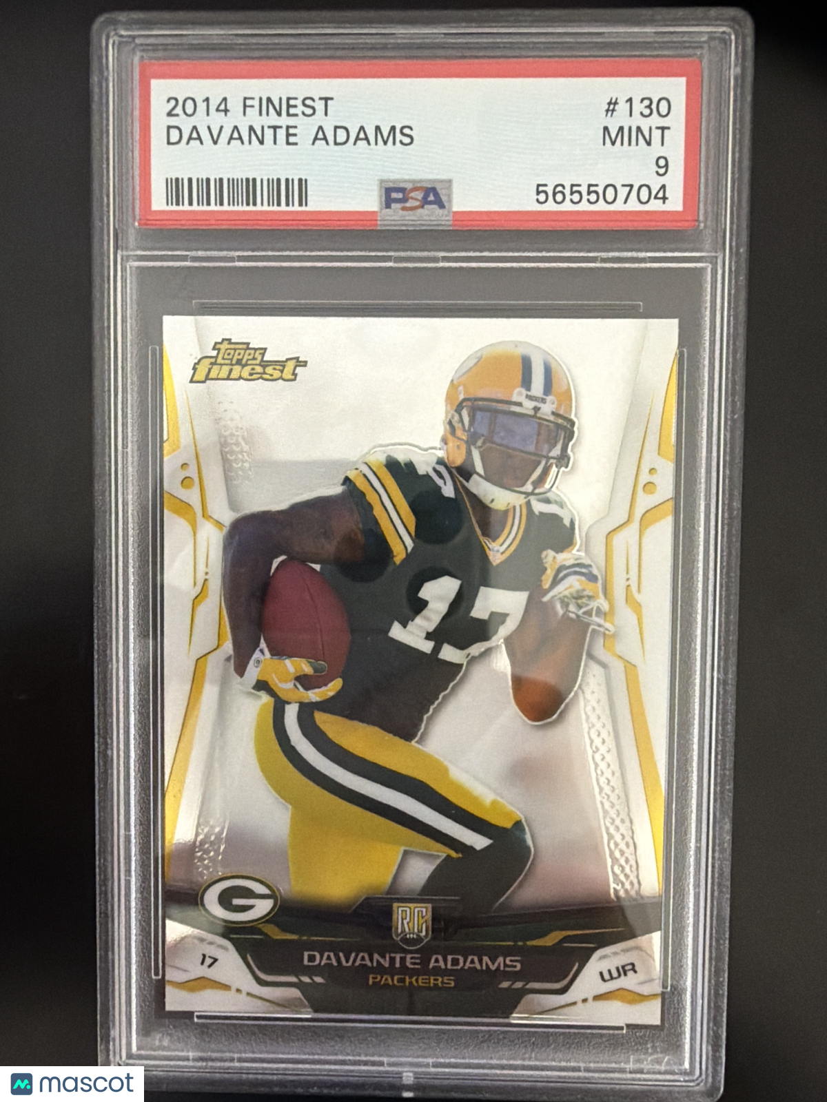 2014 Finest Davante Adams #130 PSA 9
