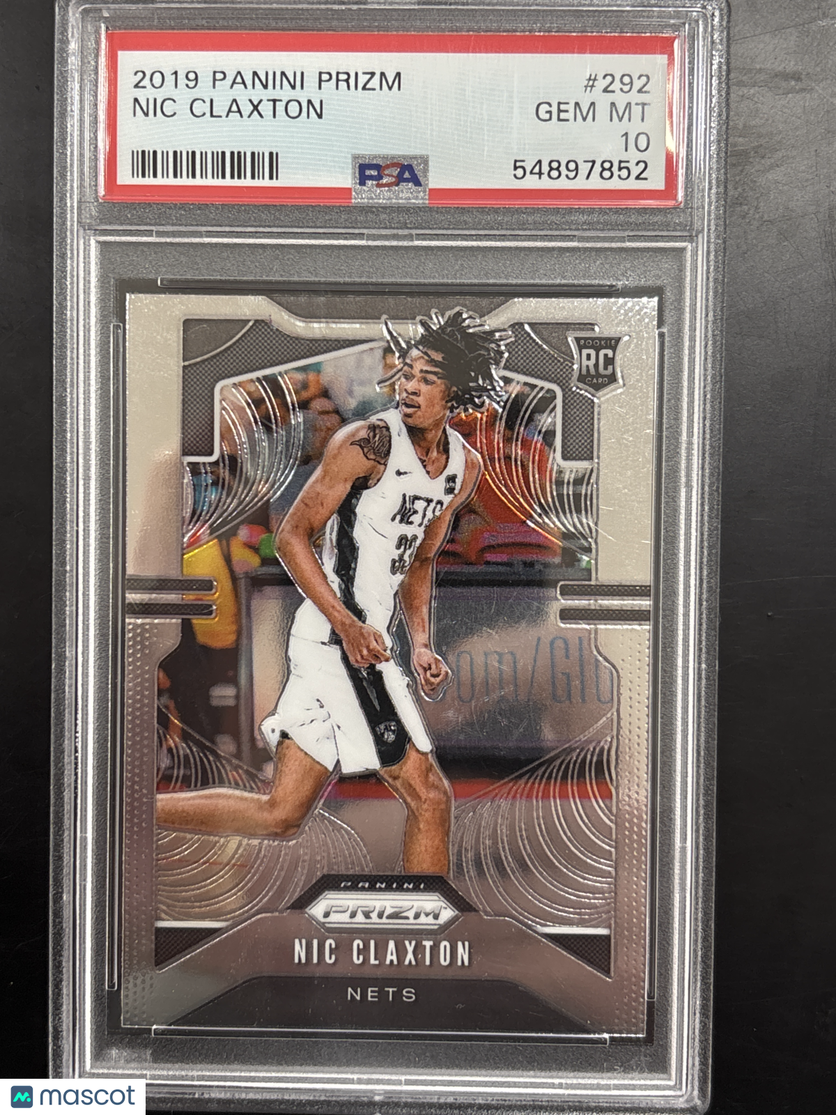 2019 Panini Prizm Nic Claxton #292 PSA 10