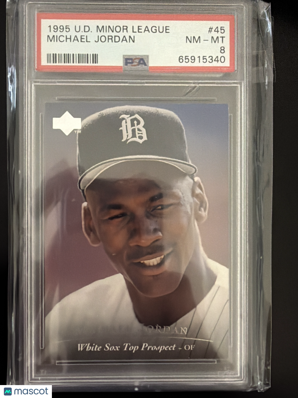 1995 Upper Deck Minor League Michael Jordan #45 PSA 8