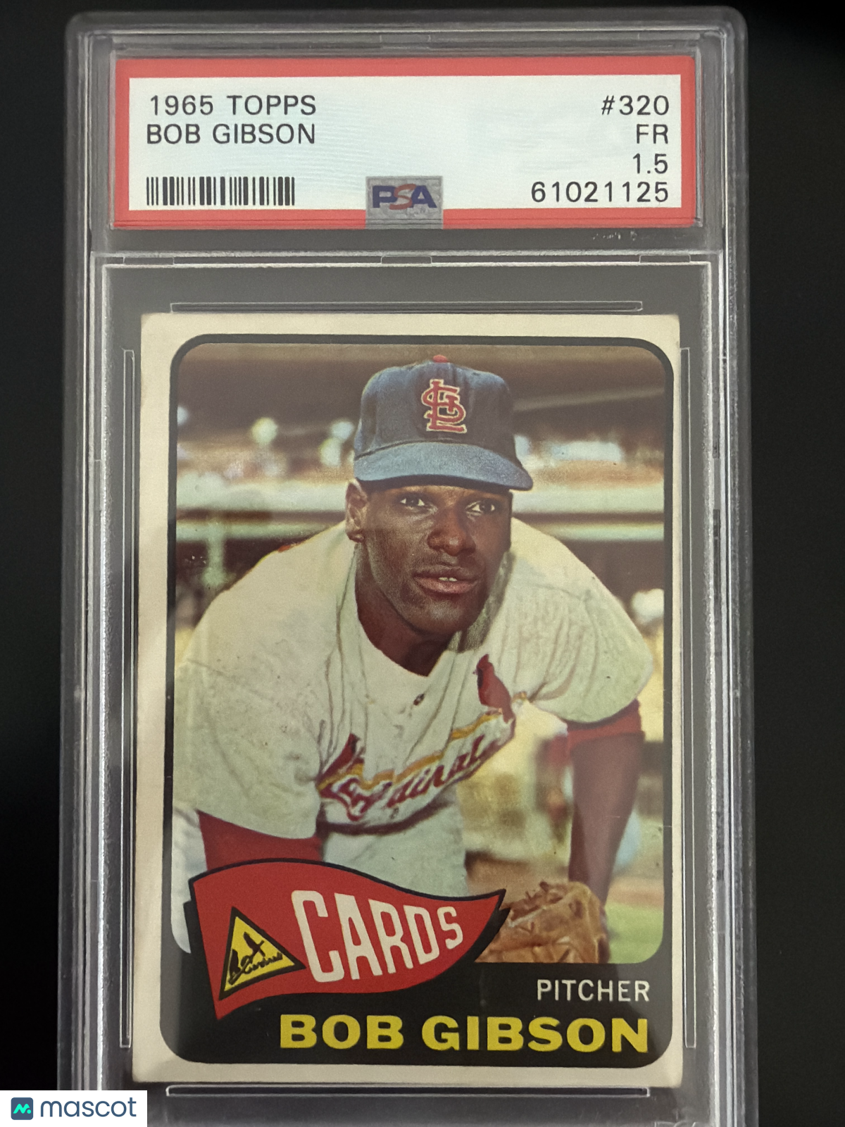 1965 Topps Bob Gibson #320 PSA 1.5