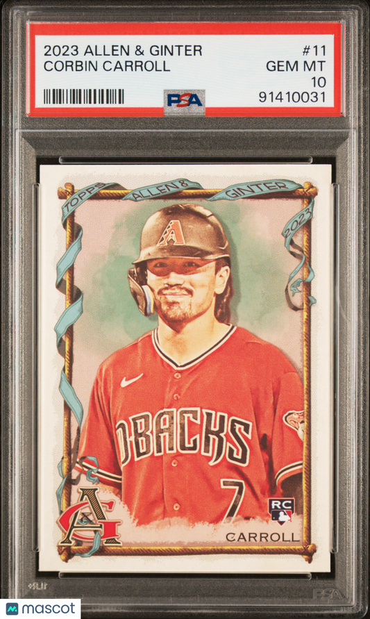 2023 Topps Allen & Ginter Corbin Carroll #11 PSA 10