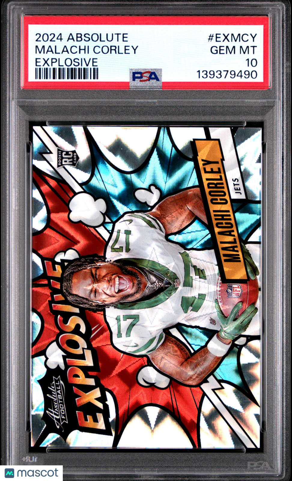 2024 Panini Absolute Explosive Malachi Corley #EXMCY PSA 10