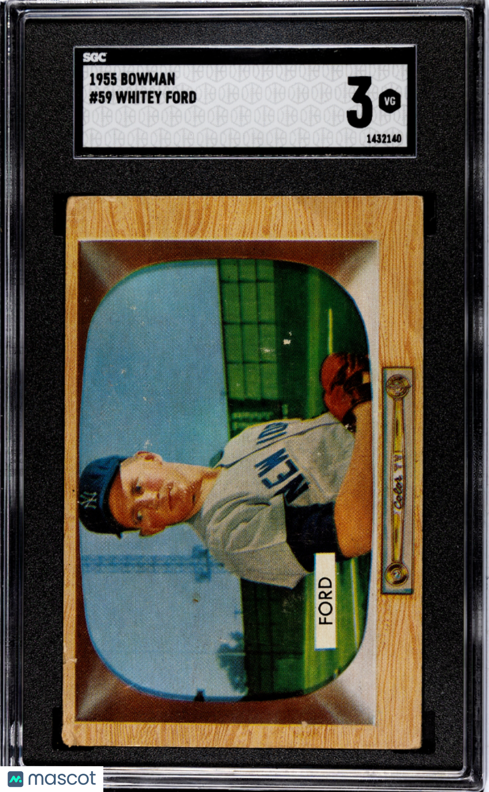 1955 Bowman Whitey Ford #59 SGC 3