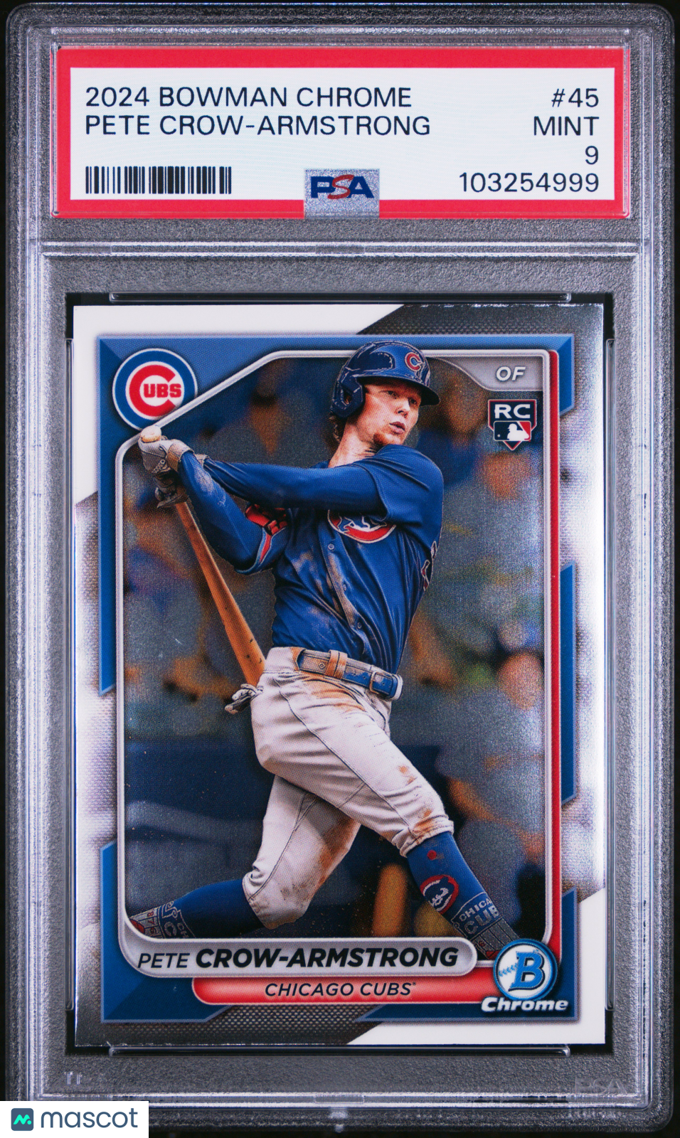 2024 Bowman Chrome Pete Crow-Armstrong #45 PSA 9