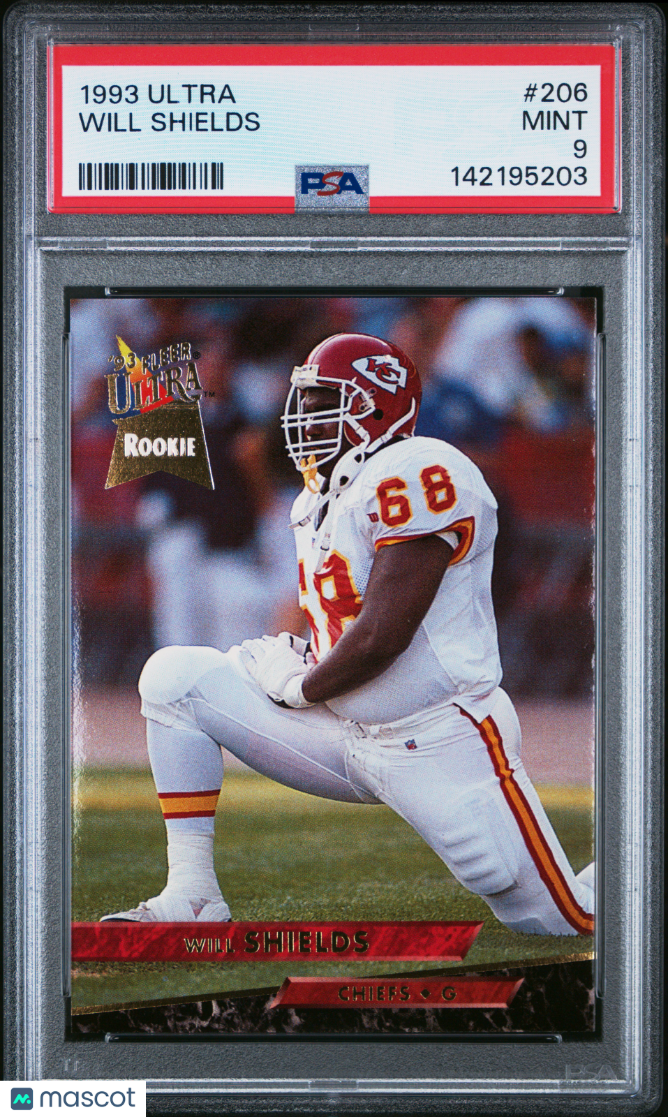 1993 Ultra Will Shields #206 PSA 9