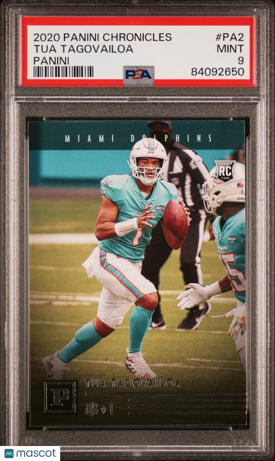 2020 Panini Chronicles Panini Tua Tagovailoa #PA2 PSA 9