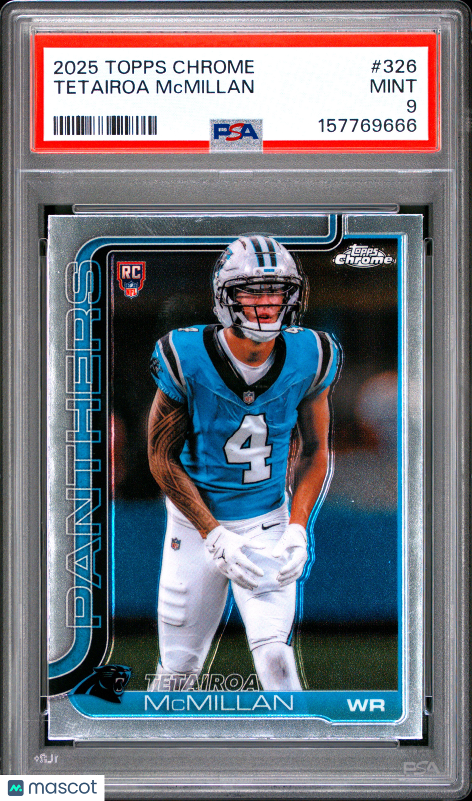 2025 Topps Chrome Tetairoa Mcmillan #326 PSA 9
