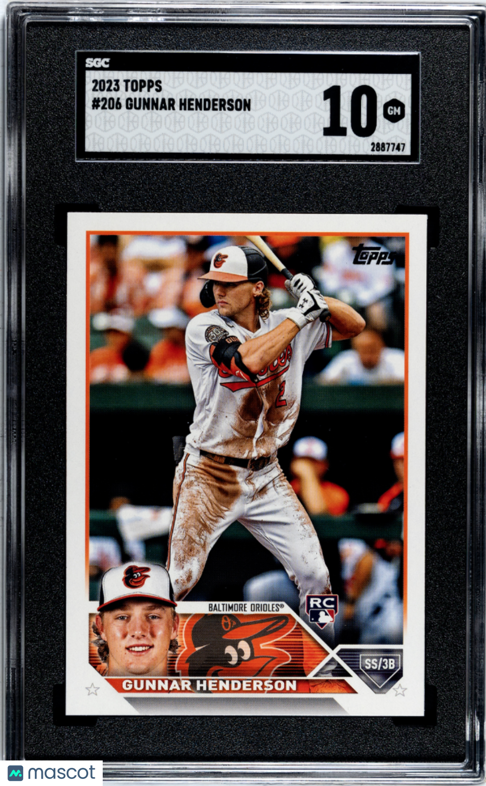 2023 Topps Gunnar Henderson #206 SGC 10