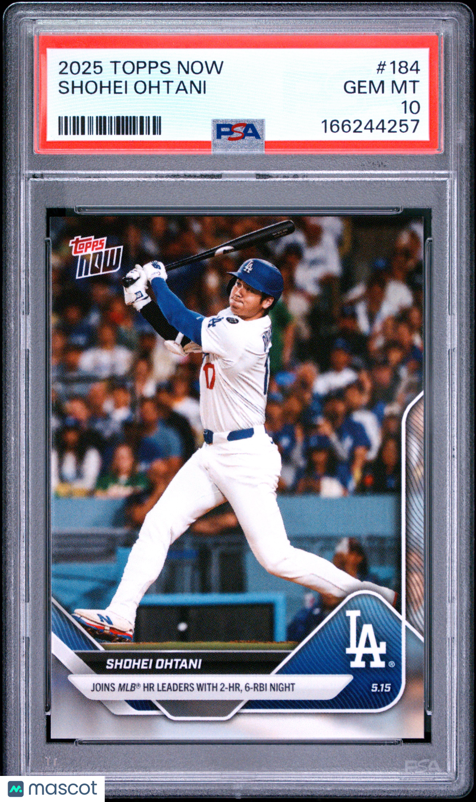 2025 Topps Now Shohei Ohtani #184 PSA 10